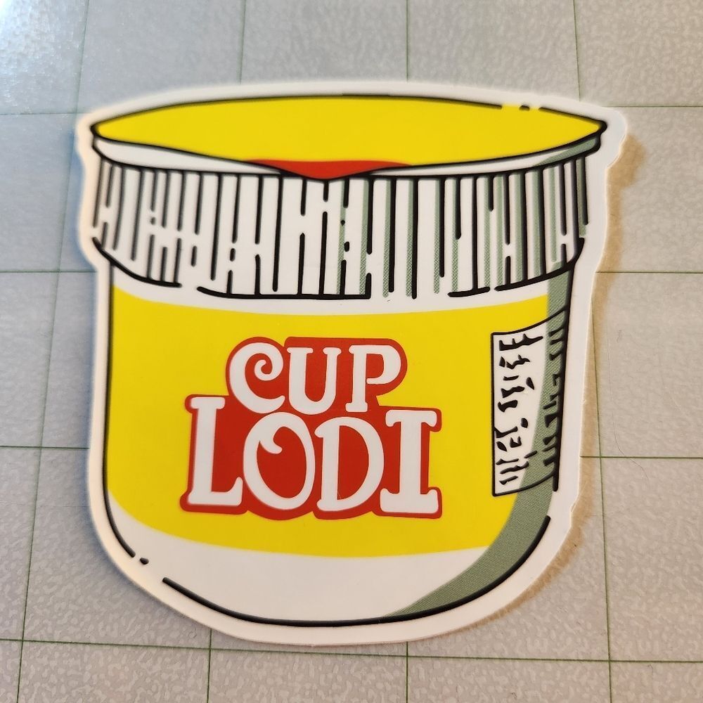 10 for $10 Sticker Soup Cup Yellow